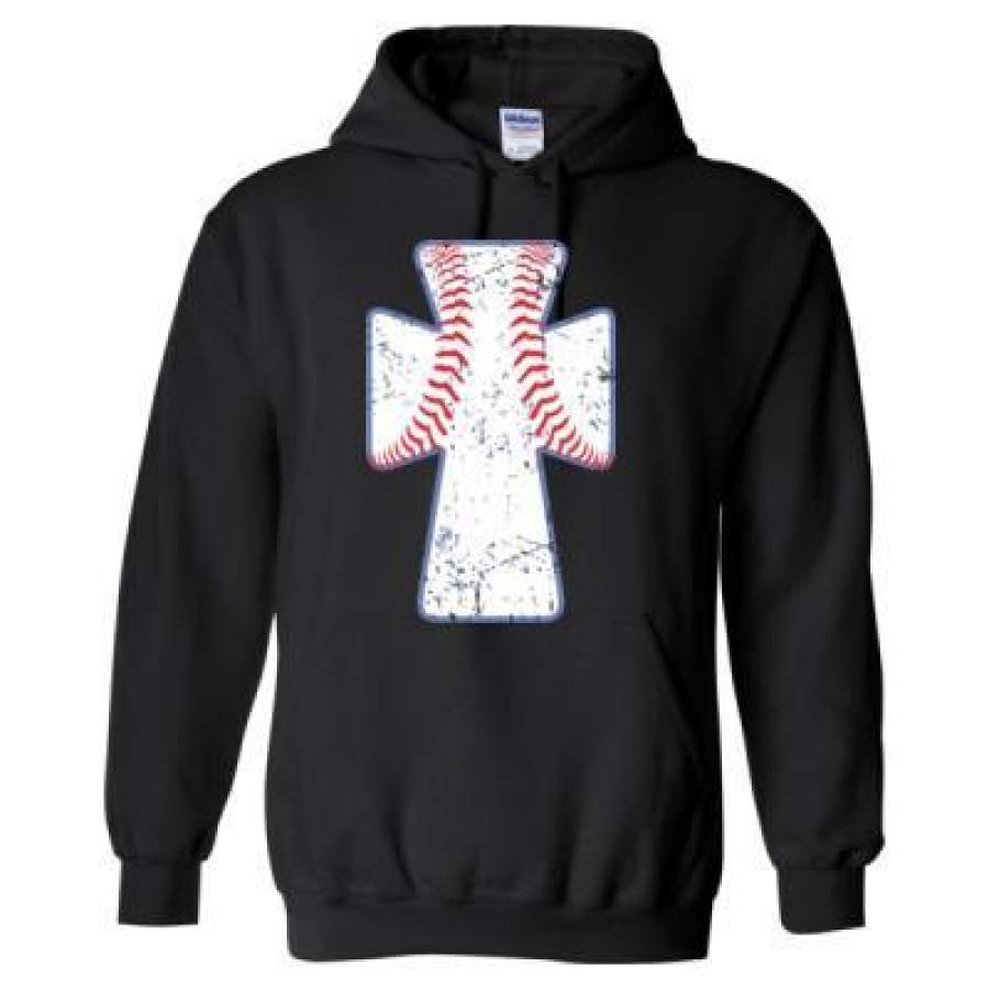 AGR Baseball Cross – Heavy Blend™ Hooded Sweatshirt