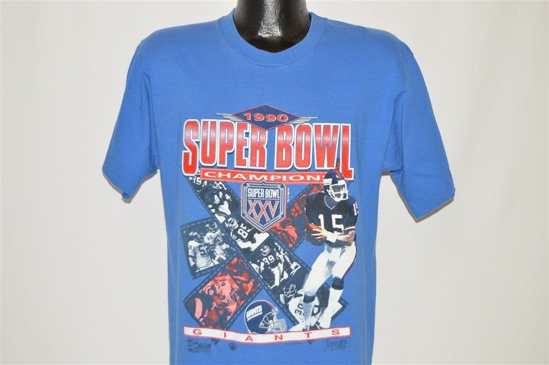 90S New York Giants Super Bowl Xxv Shirt