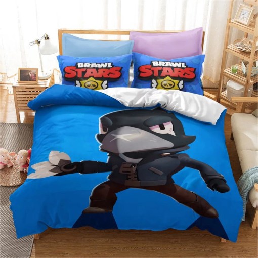 Brawl Stars 25 Duvet Cover Pillowcase Home Decor 3D Bedding Set 7513