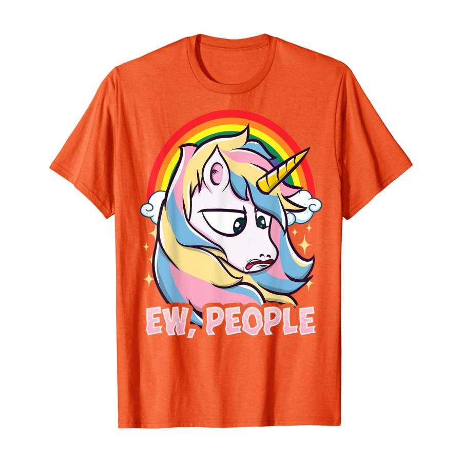 Unicorn Squad Ew People Unicorn Funny Rainbow Unicorn T-Shirt Christmas Gift Ideas