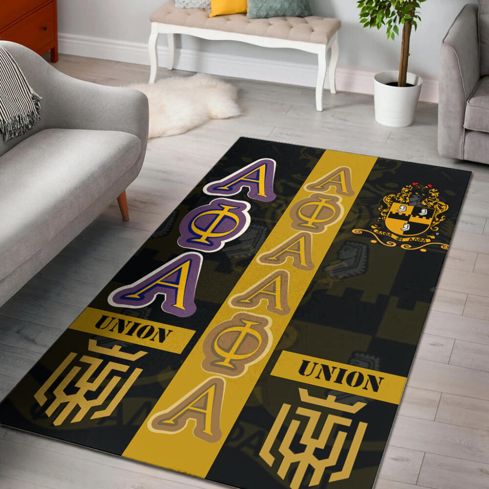 Alpha Phi Alpha Area Rug – Fraternity Pride Style Area Rug