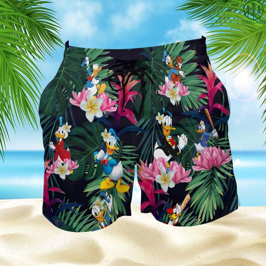 Donald Duck Hawaii Short Summer Shorts Men Ha35117