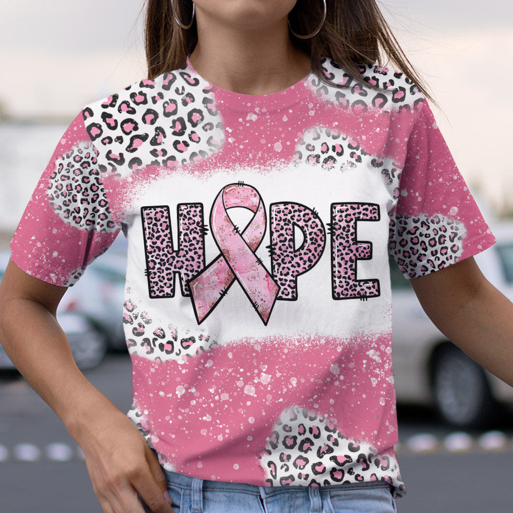 Hope Breast Cancer Leopard All Over Print – Tltr1009213Ki