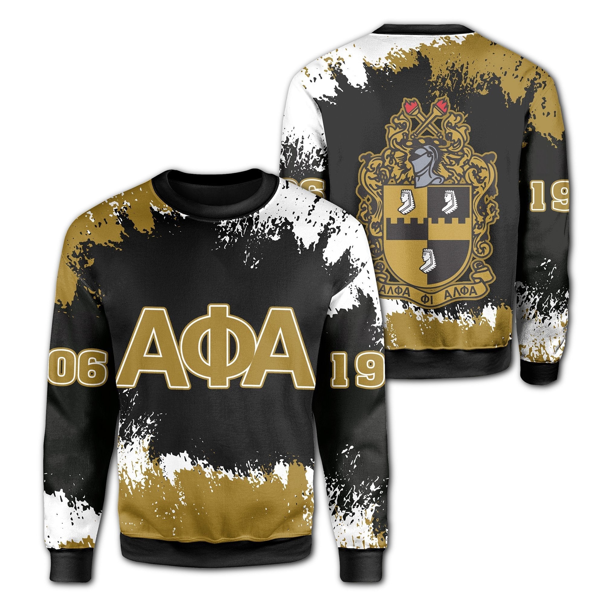 Fraternity Sweatshirt – Alpha Phi Alpha Sweatshirt – Face Style –