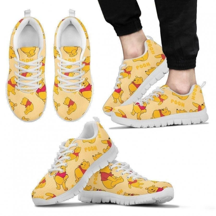 Winnie The Pooh Unisex Sneakers Trending Shoes Best Gift For Friends, Women, Men