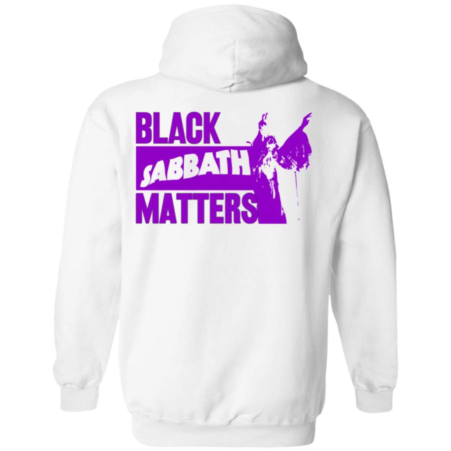 Black Sabbath Matters Back print Pullover Hoodie