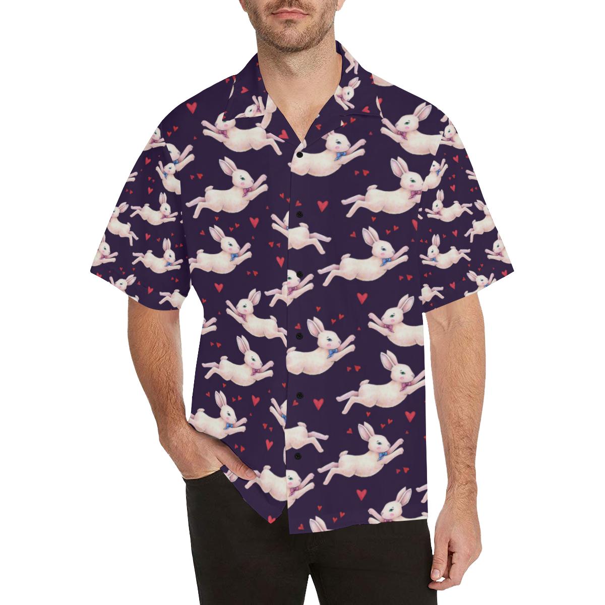 Rabbit Pattern Print Design Rb016 Hawaiian Shirt