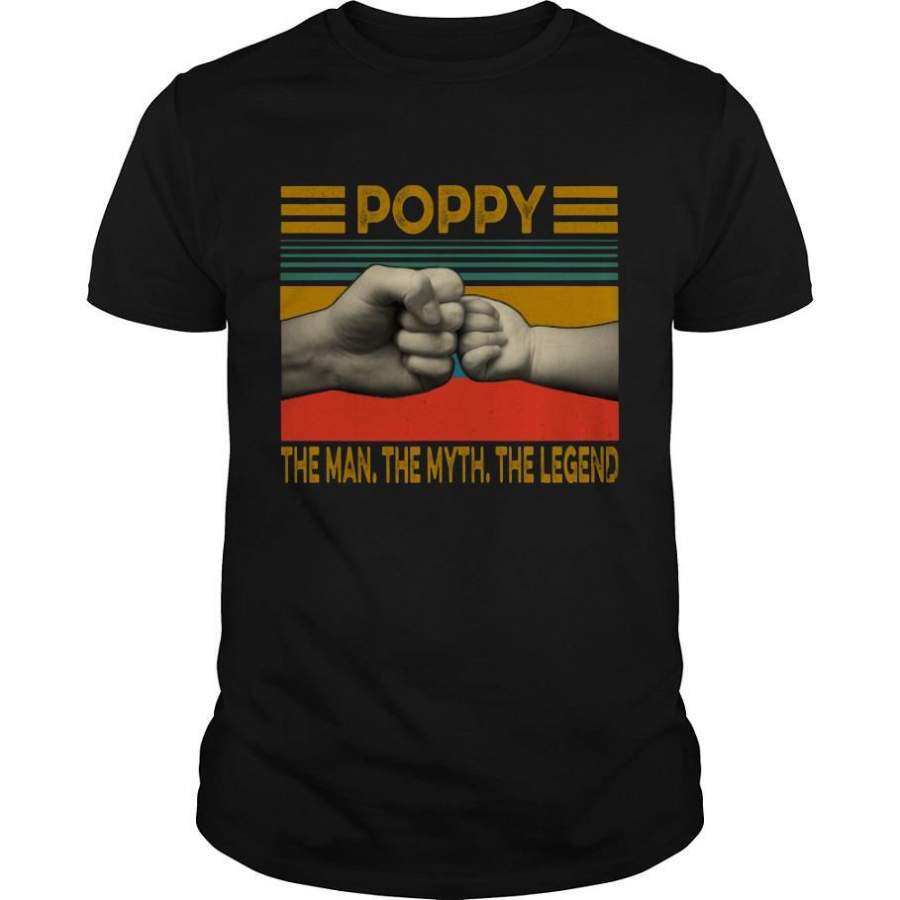 poppy man myth legend vintage shirt by globalteeshop