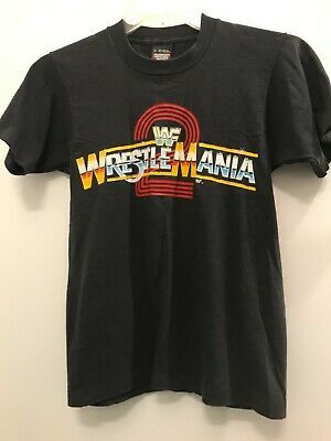 Vintage Wrestlemania 2 T-shirt – Wwf Wwe – Hulk Hogan – 1986 – Rare 5790