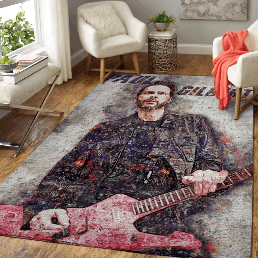 PAUL GILBERT WALL PAINT – Music Wall Art For Fans Area Rug Living Room Carpet Floor Decor