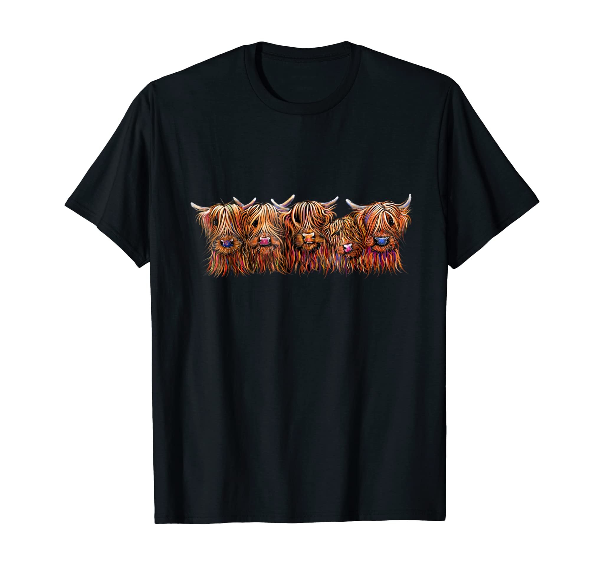 SCoTTISH HiGHLaND CoWS ‘ The HaiRY BuNCH oF Coos ‘ T-Shirt