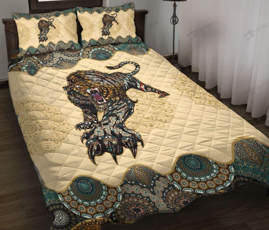 Tiger Quilt Bedding Set