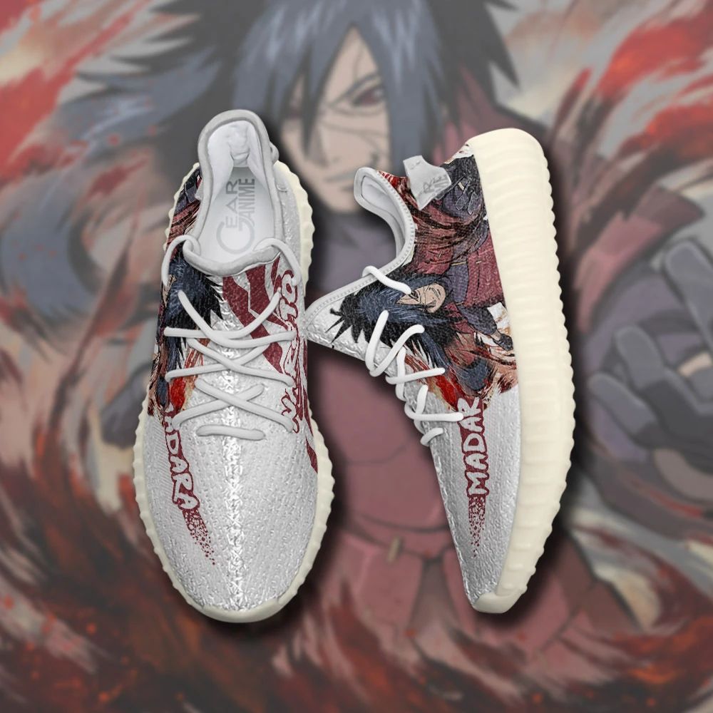 Uchiha Madara Shoes Naruto Custom Anime Sneakers Tt10 Unisex Men Women