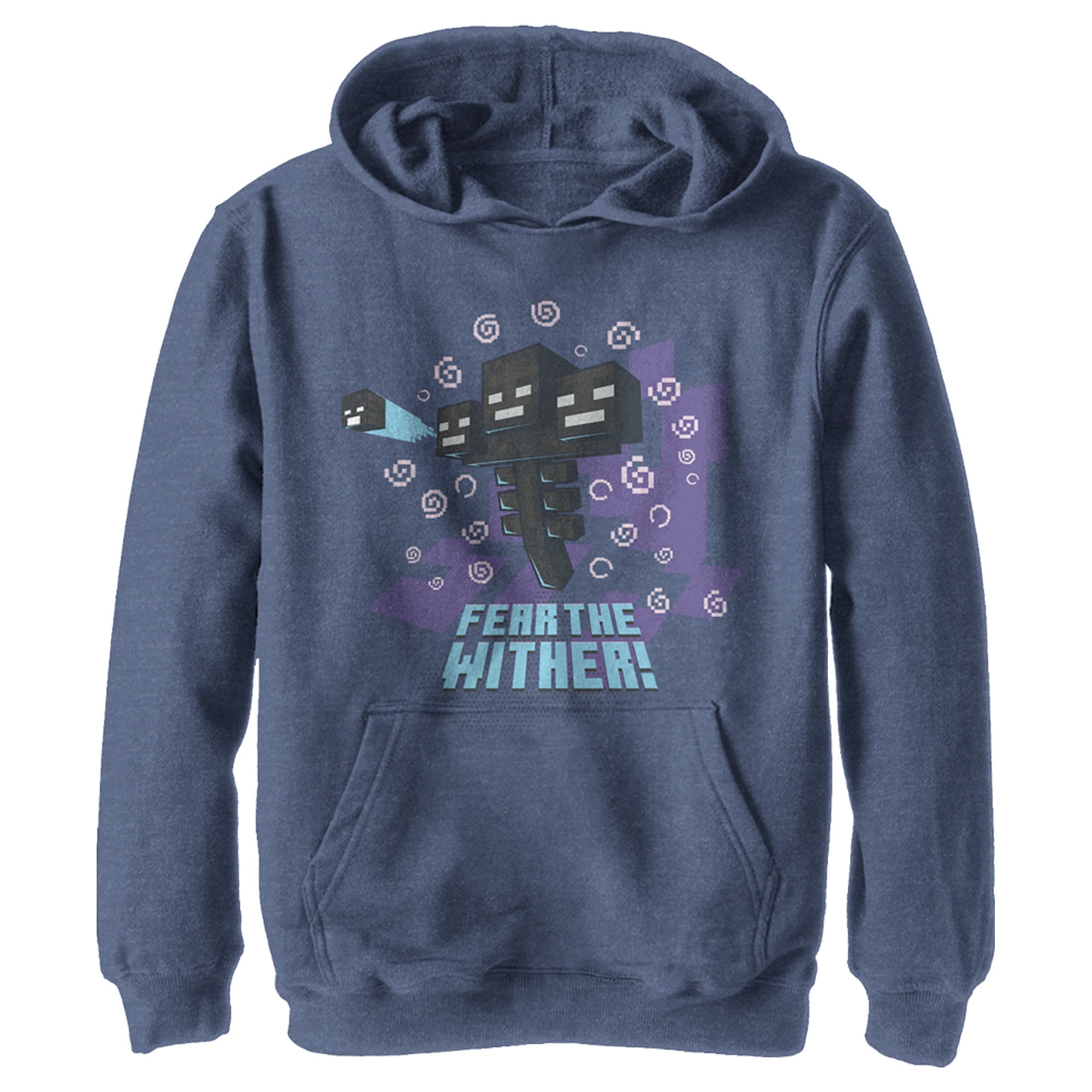 Minecraft Boy’S Fear The Wither  Pull Over Hoodie