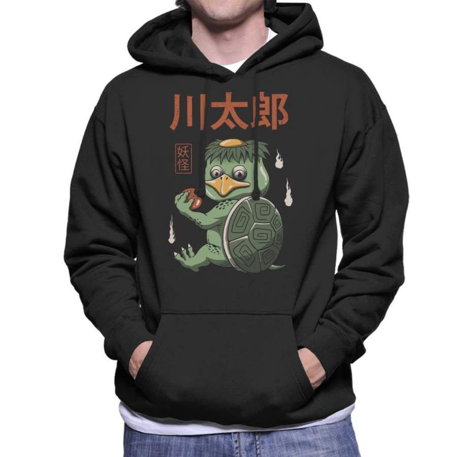 Yokai Monsters Turtle Kappa Men’s Hooded Sweatshirt