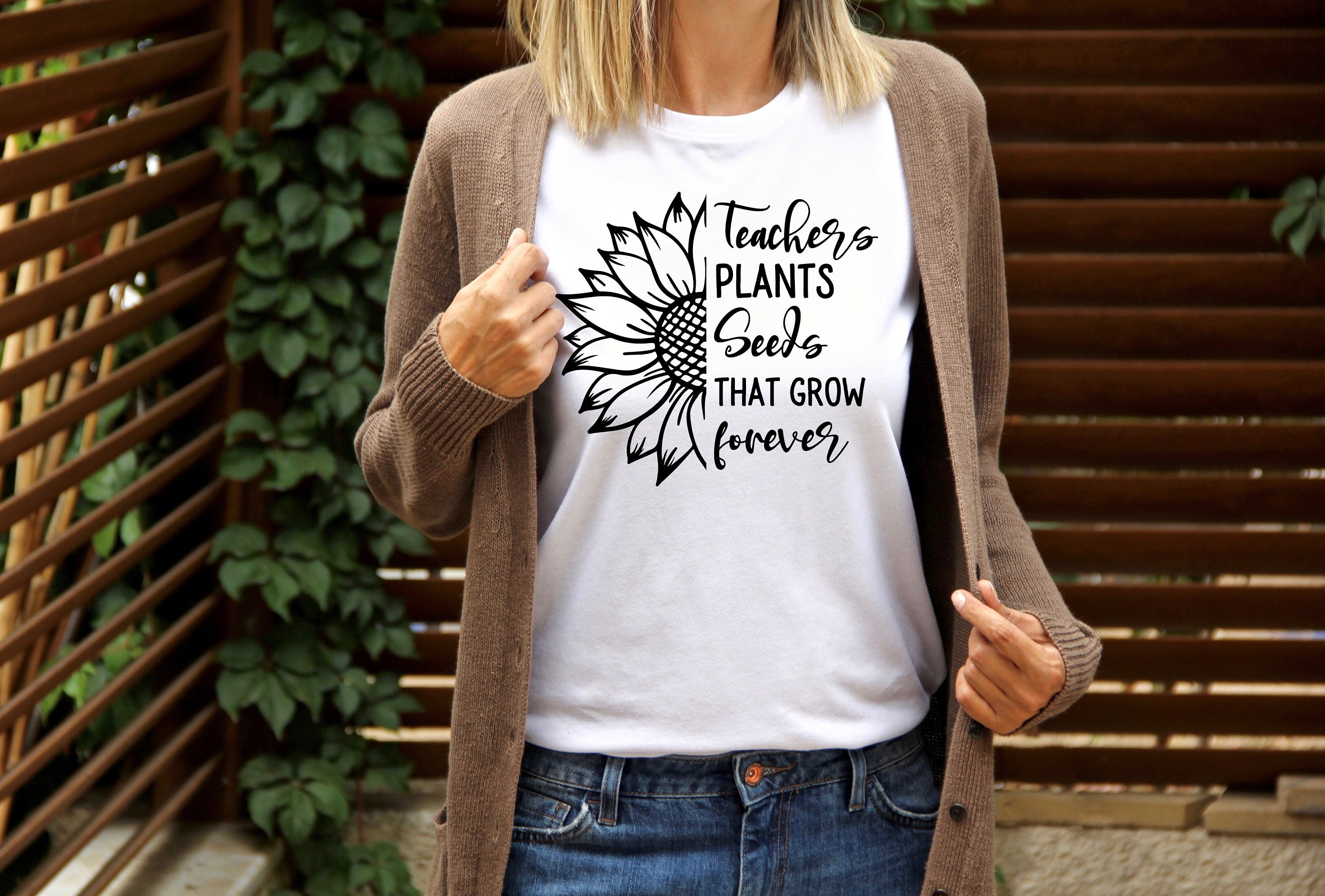 Teacher T-Shirt • Teachers Plants A Seed • Back To School • Soft T-shirt• Teacher Life • Gift For Teacher