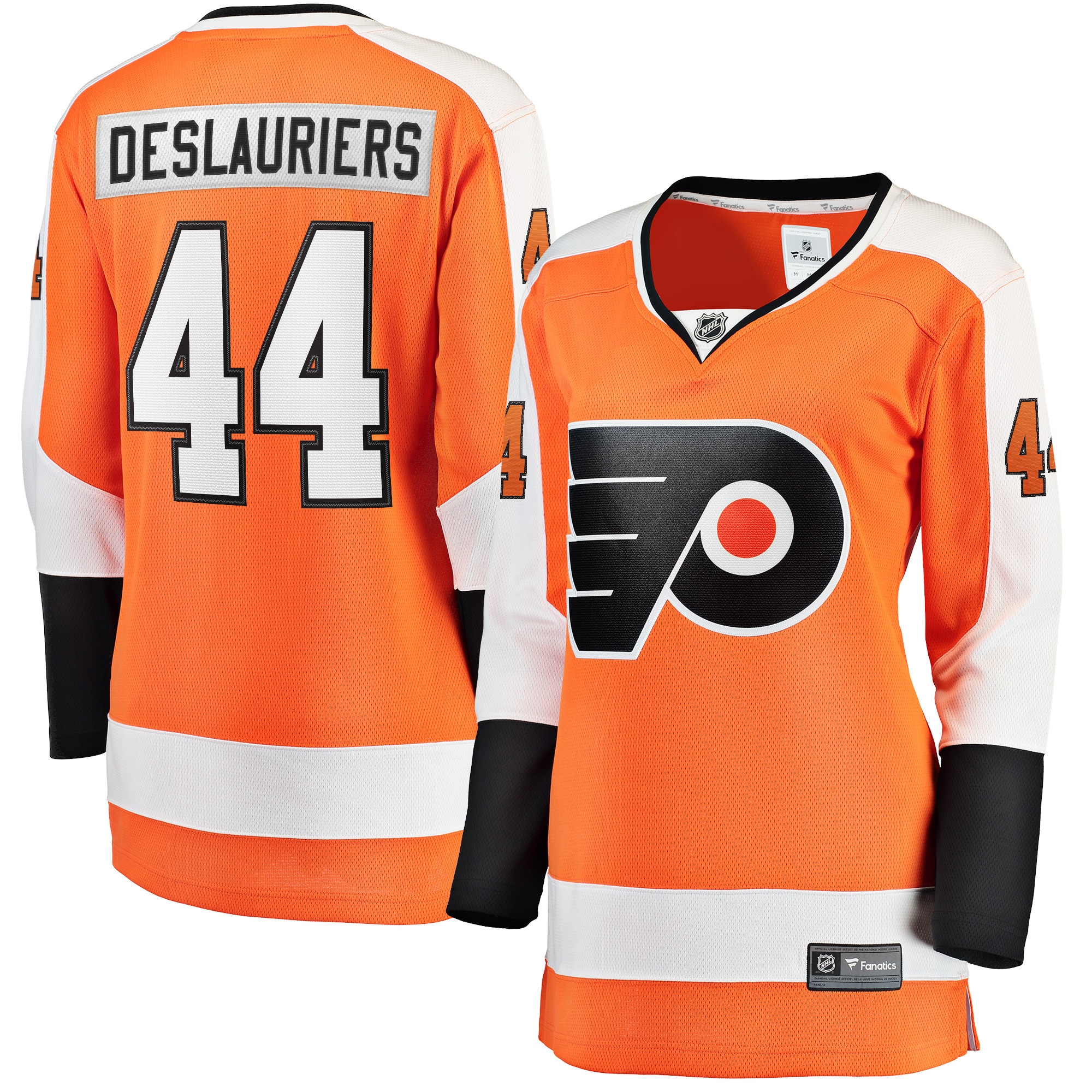 Nicolas Deslauriers Philadelphia Flyers Branded Women's Home Breakaway Player Jersey – Orange 2