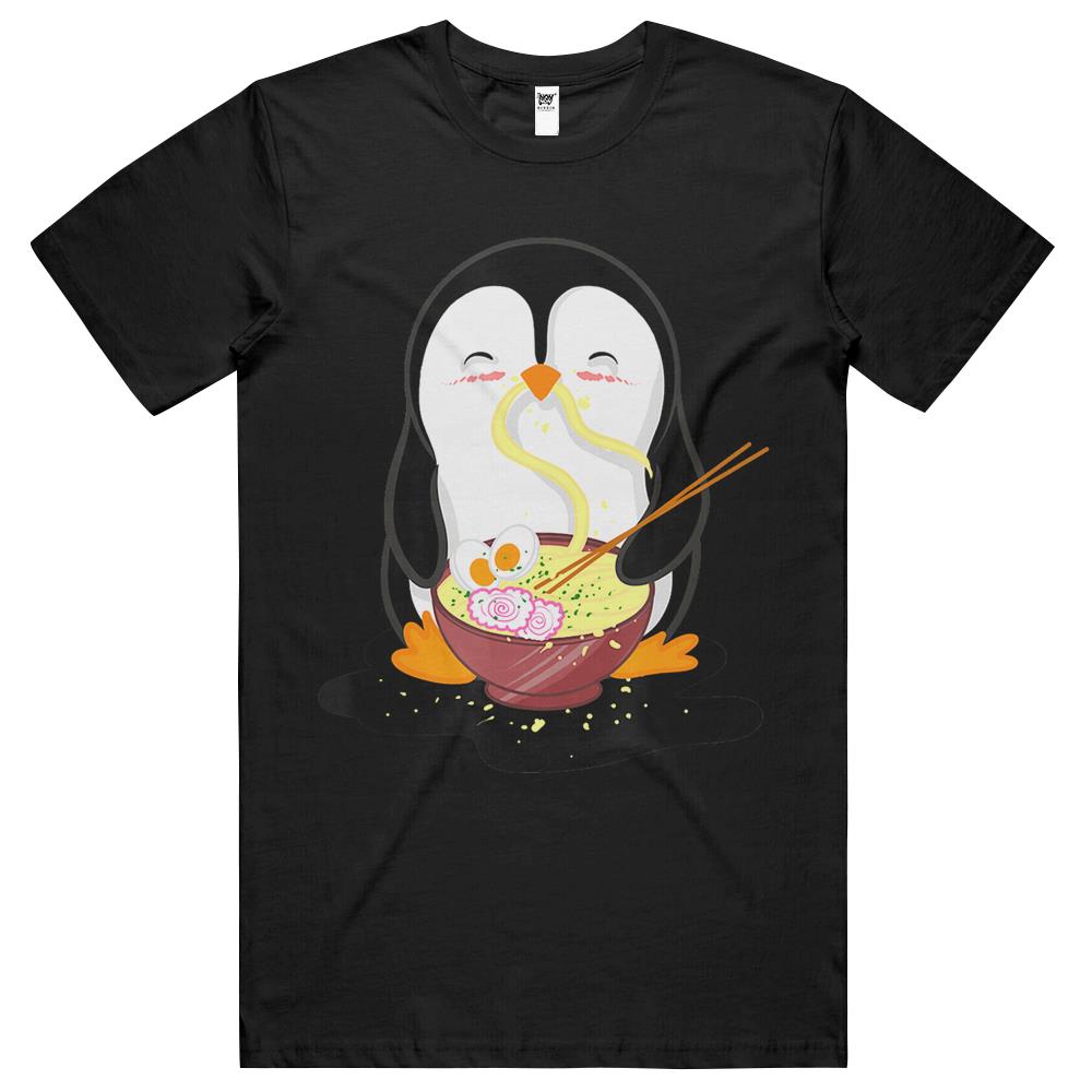 Penguin Eating A Japanese Ramen Soup T Shirts