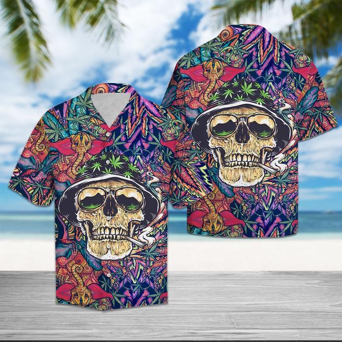 Skull Awesome Hawaii Shirt Unisex Adult Ha98999