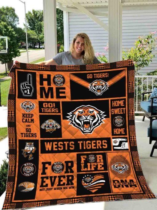 Wests Tigers Quilt Blanket A95