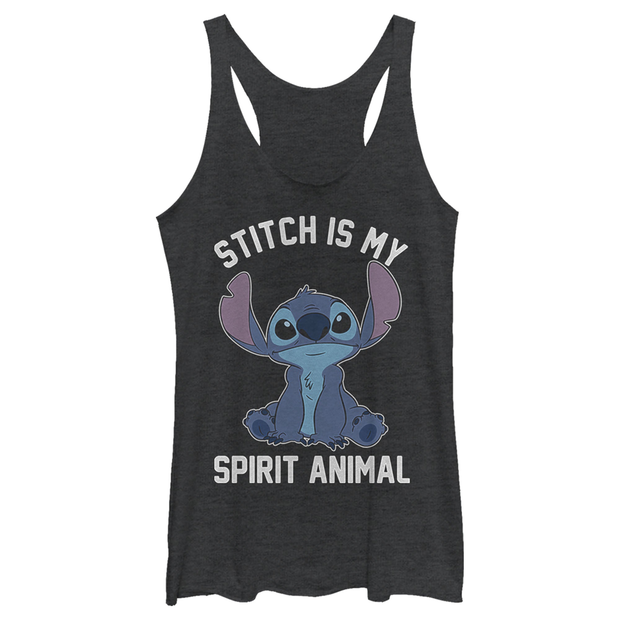 Women’S Lilo & Stitch My Spirit Animal Is Stich Racerback Tank Top