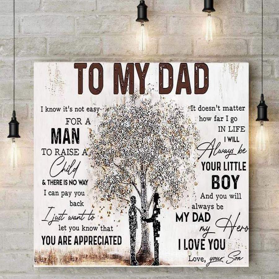 MANH1912 – Father and Son – You’ll Always Be My Dad My Hero – Poster ...