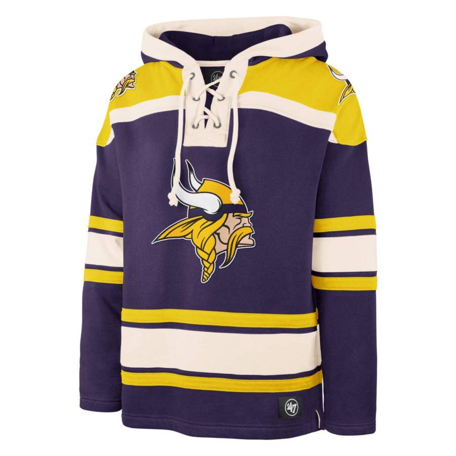 Minnesota Vikings Superior ’47 Lacer Hoodie Unisex 3D All Over Print