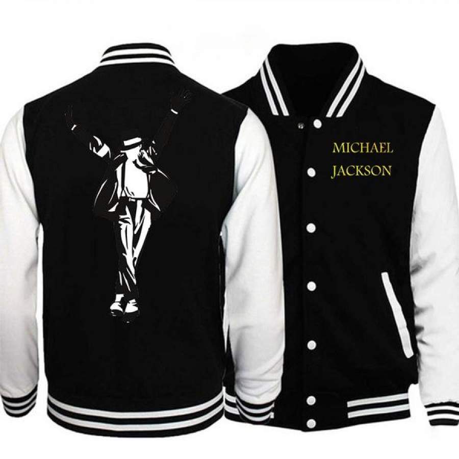 Michael Jackson Sweatshirt Autumn and Winter Men Women Fashion Baseball Jackets