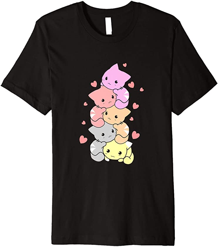 Cute Kitties Kitten Meowtain Love Cats And Kittens Premium T-Shirt