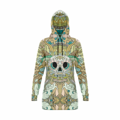 Candy Skull Hoodie Dress