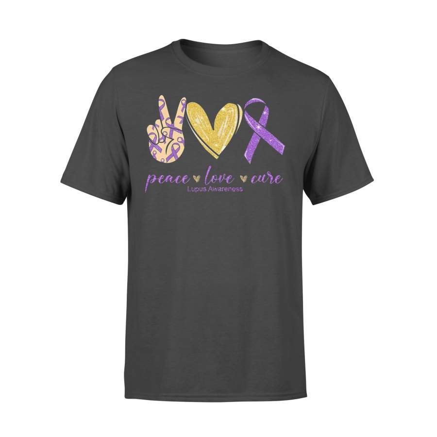 Peace Love Cure Lupus Awareness Shirt