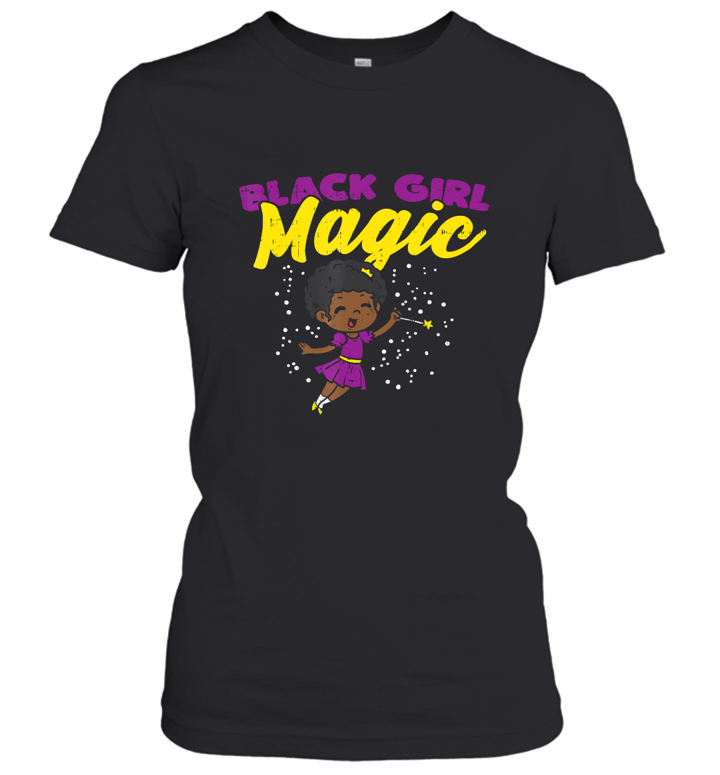 Black Girl Magic Fairy Black Pride African American Gift T Shirt Women’s T-Shirt