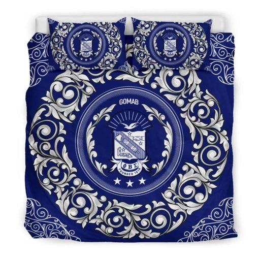 Black Greek – Phi Beta Sigma Crest Mandala Pattern 3D Bedding Set