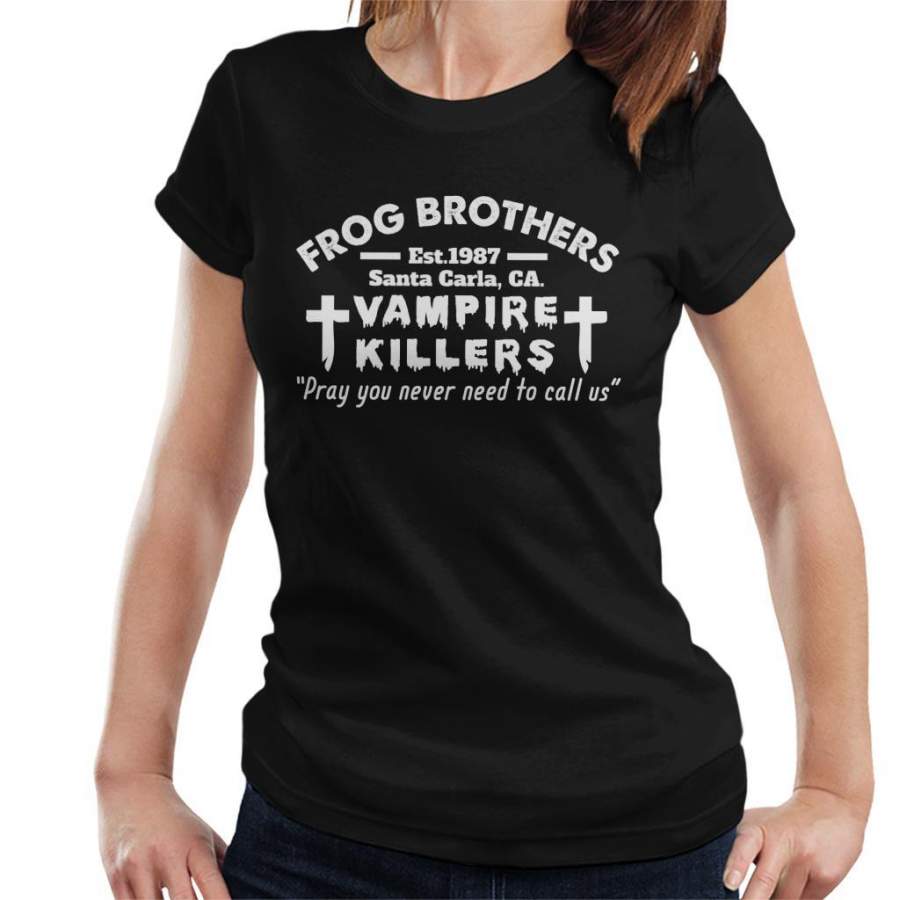 Frog Brothers Vampire Killers The Lost Boys Women’s T-Shirt