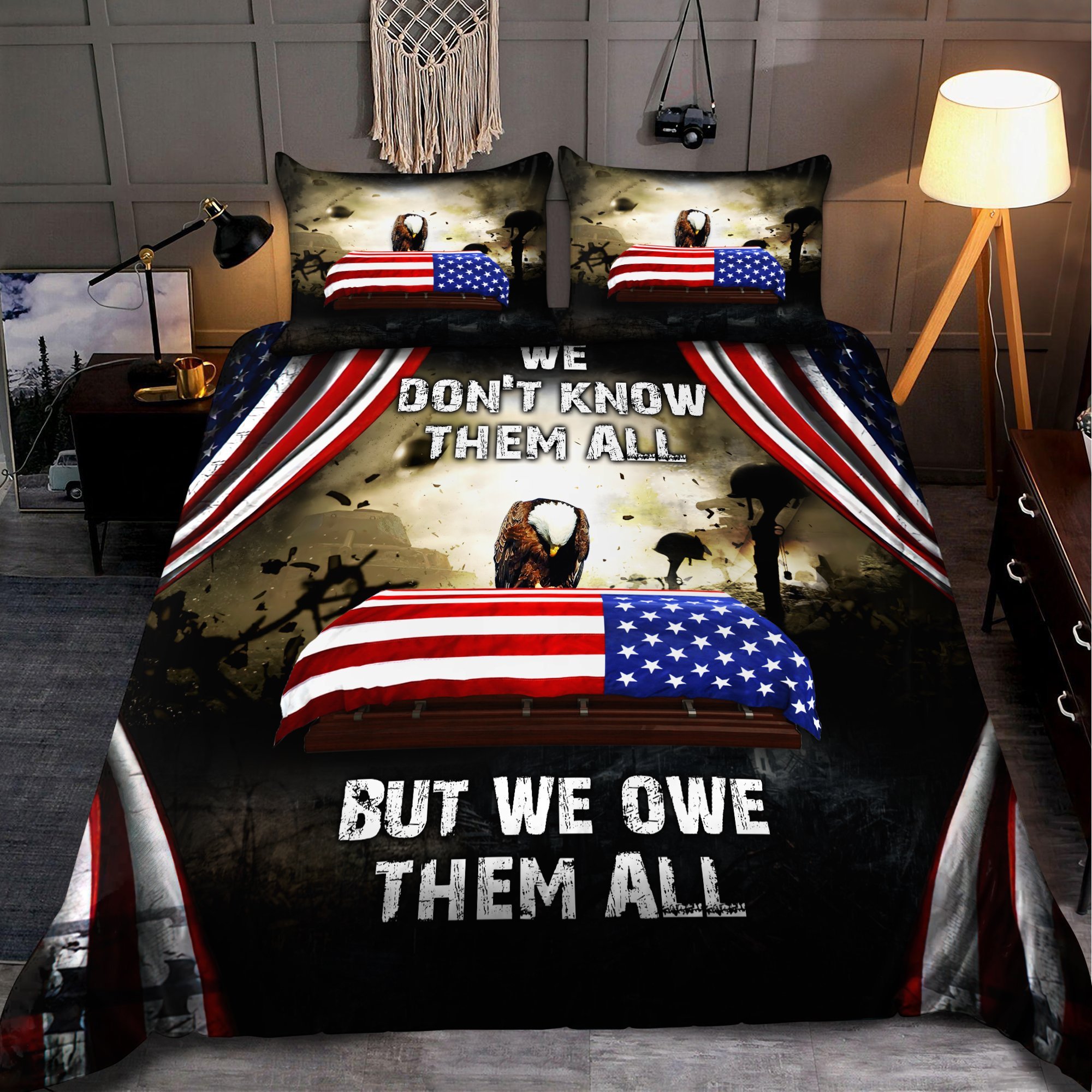 Veteran’S Day We Don’T Know Them All But We Owe Them All 3D All Over Printed Bedding