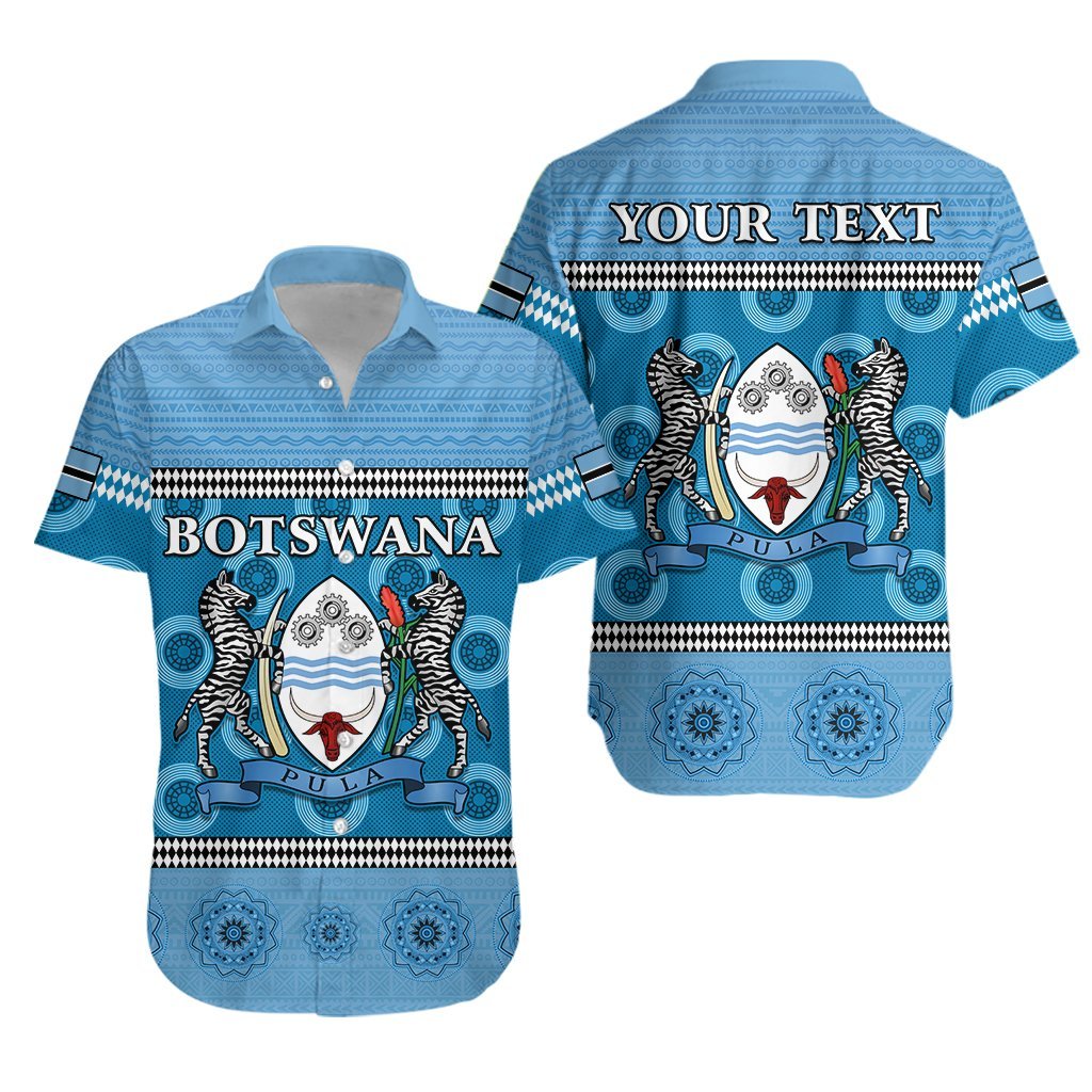 (Custom Personalised) Botswana Independence Anniversary Hawaiian Shirt Flag And Pattern Lt13