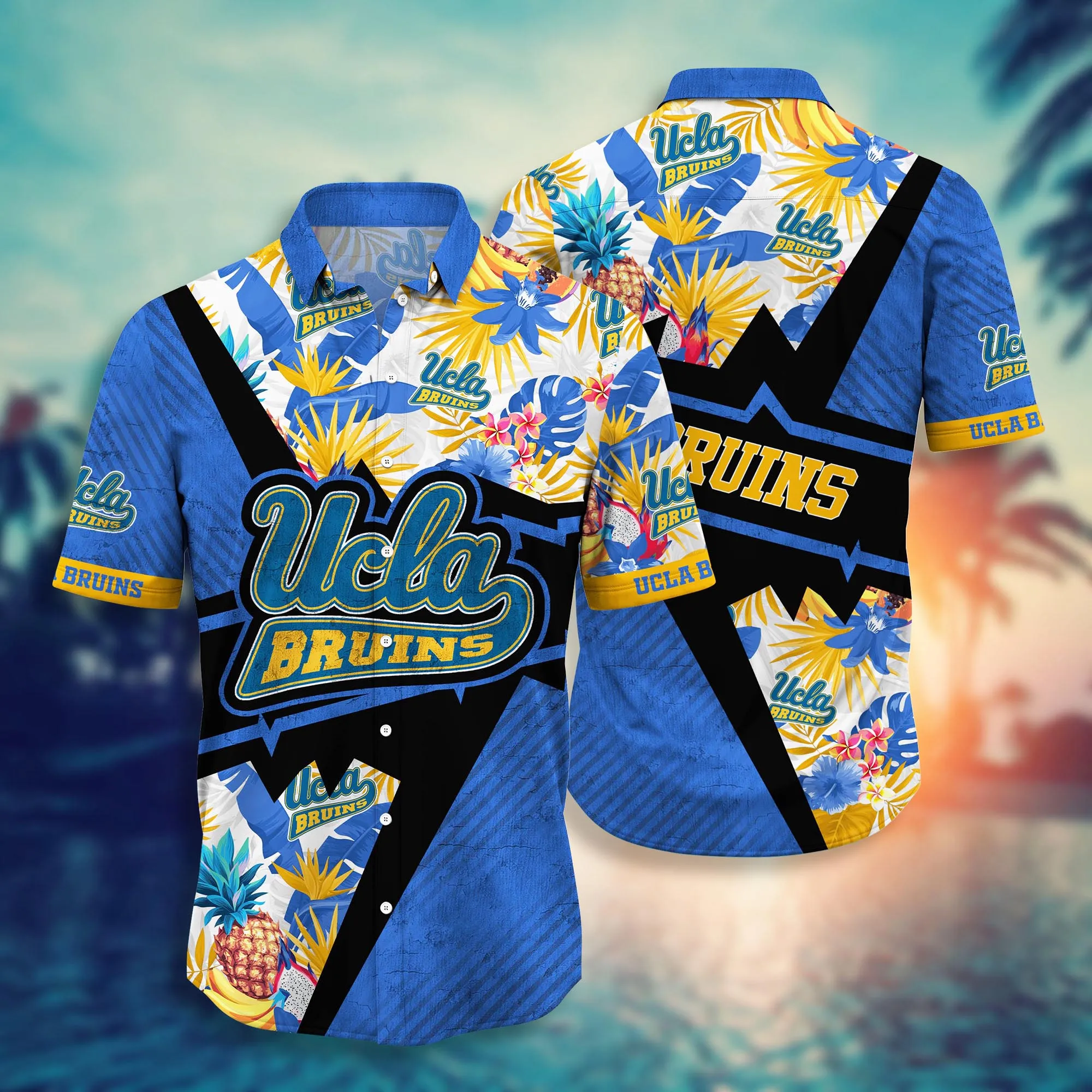 Ucla Bruins NCCA Hawaiian Shirt Vacation Spots Aloha Shirt