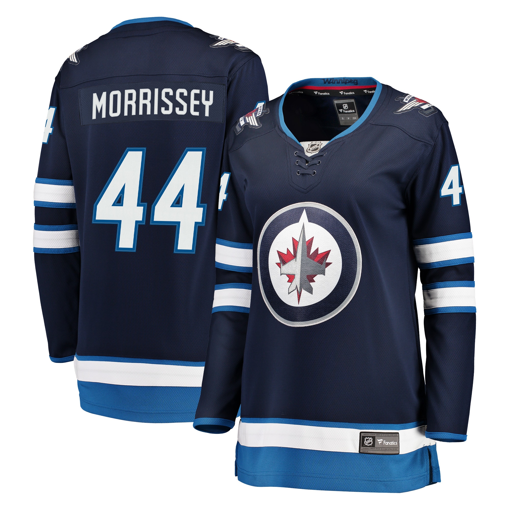 Women's Winnipeg Jets Josh Morrissey Navy Breakaway Jersey