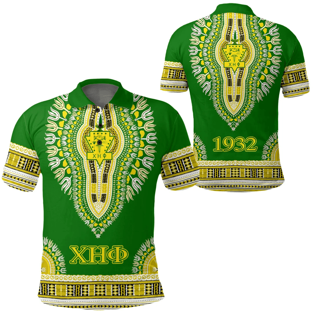 Africa Zone Polo Shirt – Chi Eta Phi Dashiki Polo Shirts A31