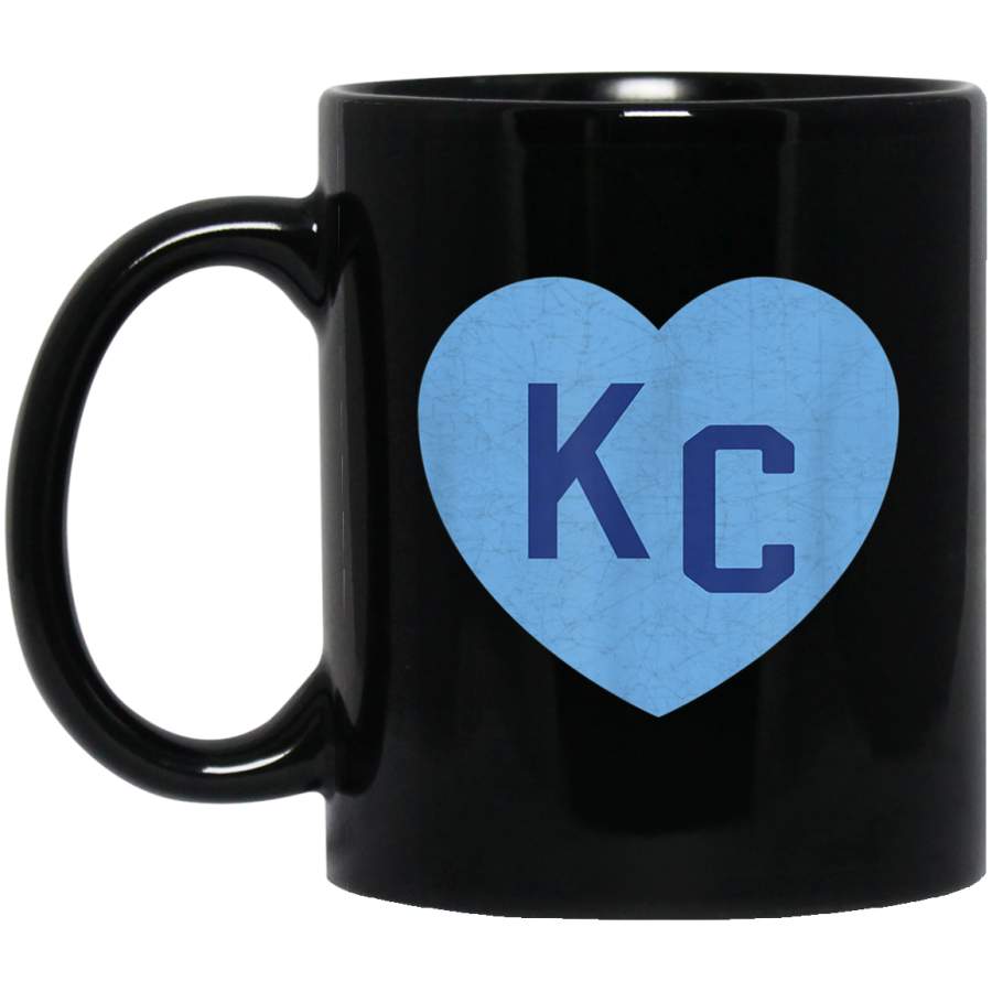 Classic KC Hearts Cute Kansas City Heart Love Letters Mug