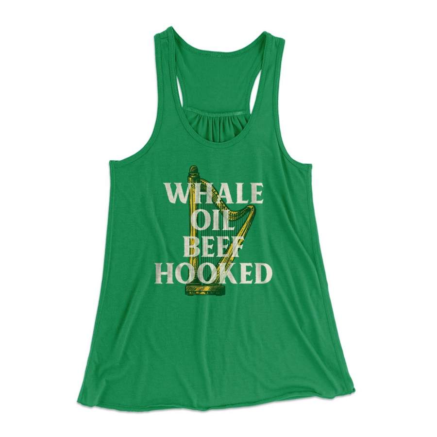 Whale Oil Beef Hooked Women’s Flowey Tank