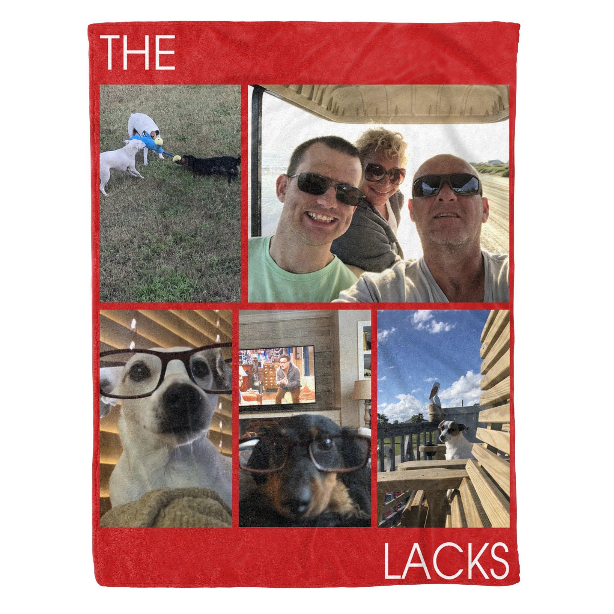 [Personalized Photo] The Lacks –  Unique Gifts Ideas For Home Decor Gifts For Family – Fleece Blanket Sherpa Blanket