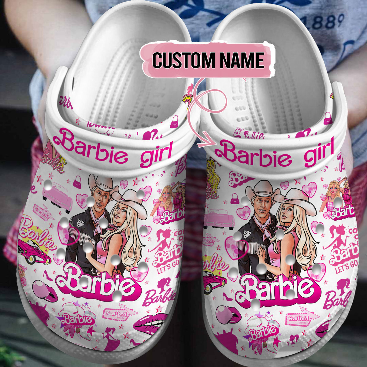 Barbie Custom Crocss Clogs For Men Women And Kid 0Hov5Y1A