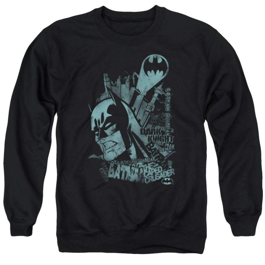 Batman – Gritted Teeth Adult Crewneck Sweatshirt