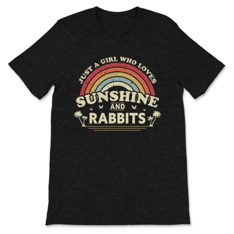 Rabbit Graphic. Just A Girl Who Loves Sunshine Premium Unisex T-Shirt