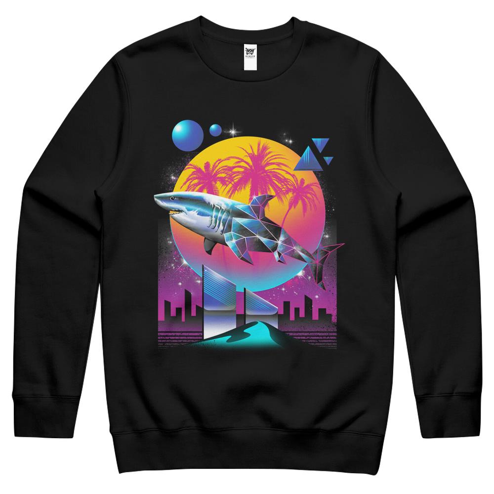 Rad Shark Crewneck Sweatshirt