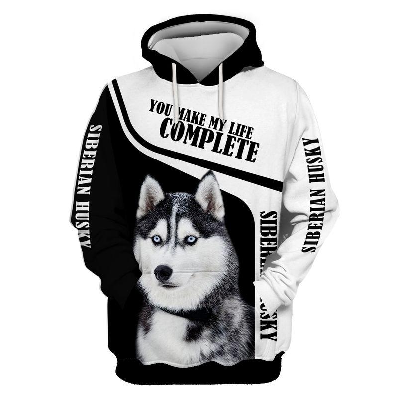 Housewarming Gift Ideas 3D Print Husky  Adult Unisex