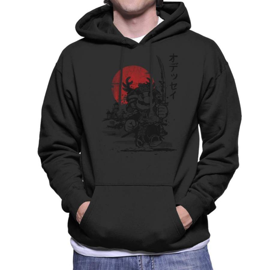 Samurai Mario Men’s Hooded Sweatshirt