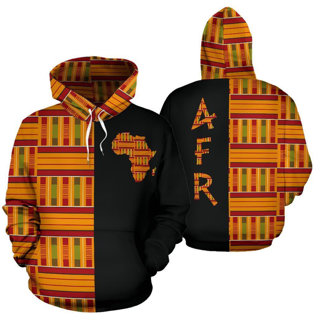 Greek Life Hoodie – Kente Cloth – The Ewe The Half