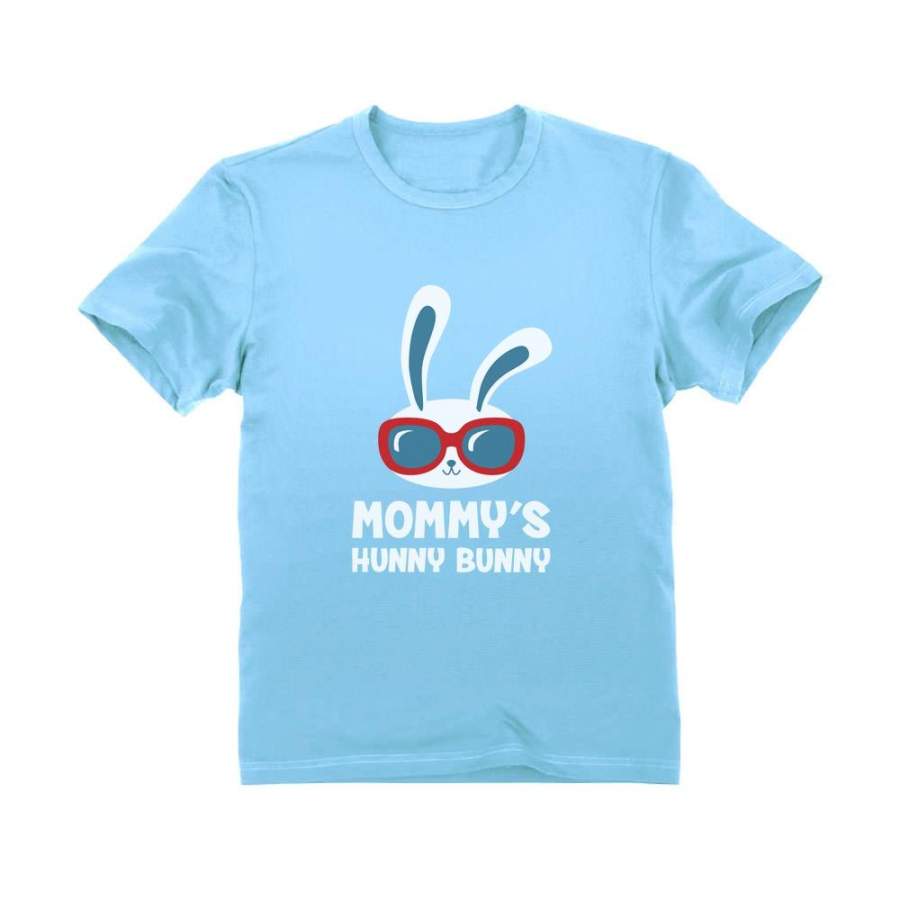 Mommy’s Hunny Bunny Cute Easter Youth Kids T-Shirt